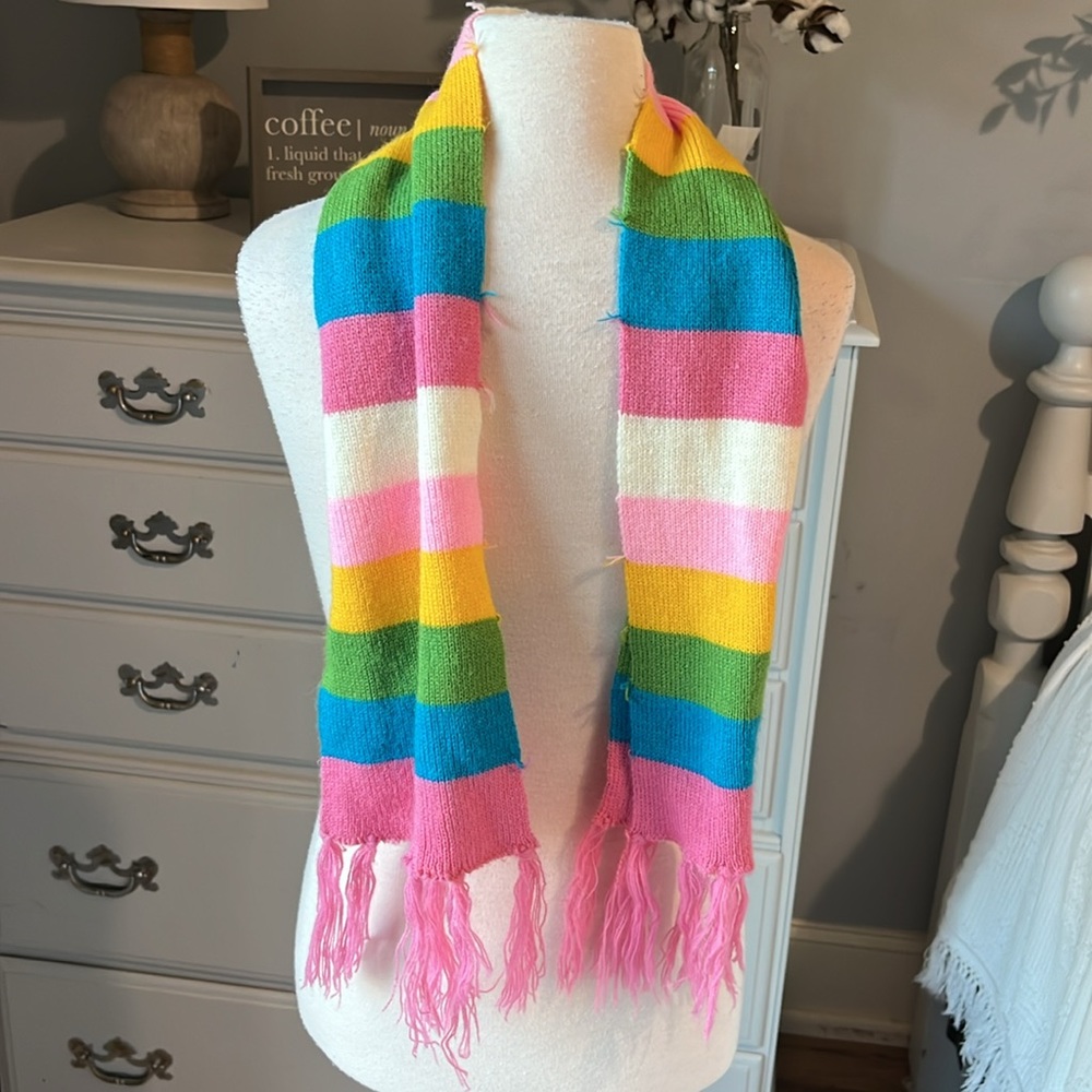 Colorful Scarf Winter Girls